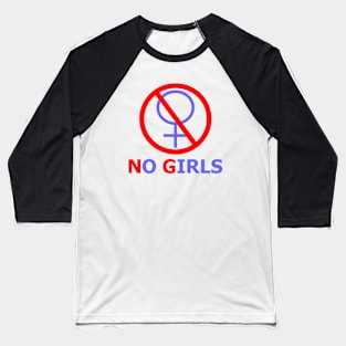 No Girls Baseball T-Shirt